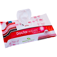 Șervețele umede Doctor Wipe's multisuprafețe cu bicarbonat 100 buc